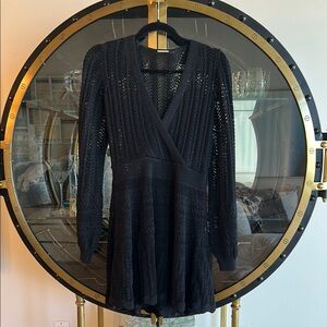 Alexis Gen Dress in Black Knit